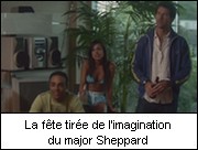 La fte tire de l'imagination du major Sheppard