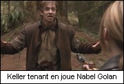 Keller tenant en joue Nabel Golan