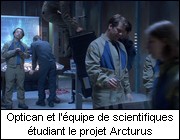 Optican et l'quipe de scientifiques tudiant le projet Arcturus