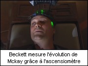 Beckett mesure l'volution de McKay grce  l'ascensiomtre