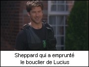 Sheppard avec le bouclier individuel